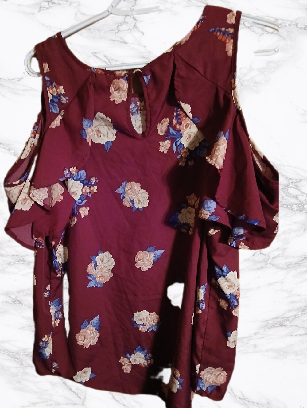 Cold-Shoulder Blouse